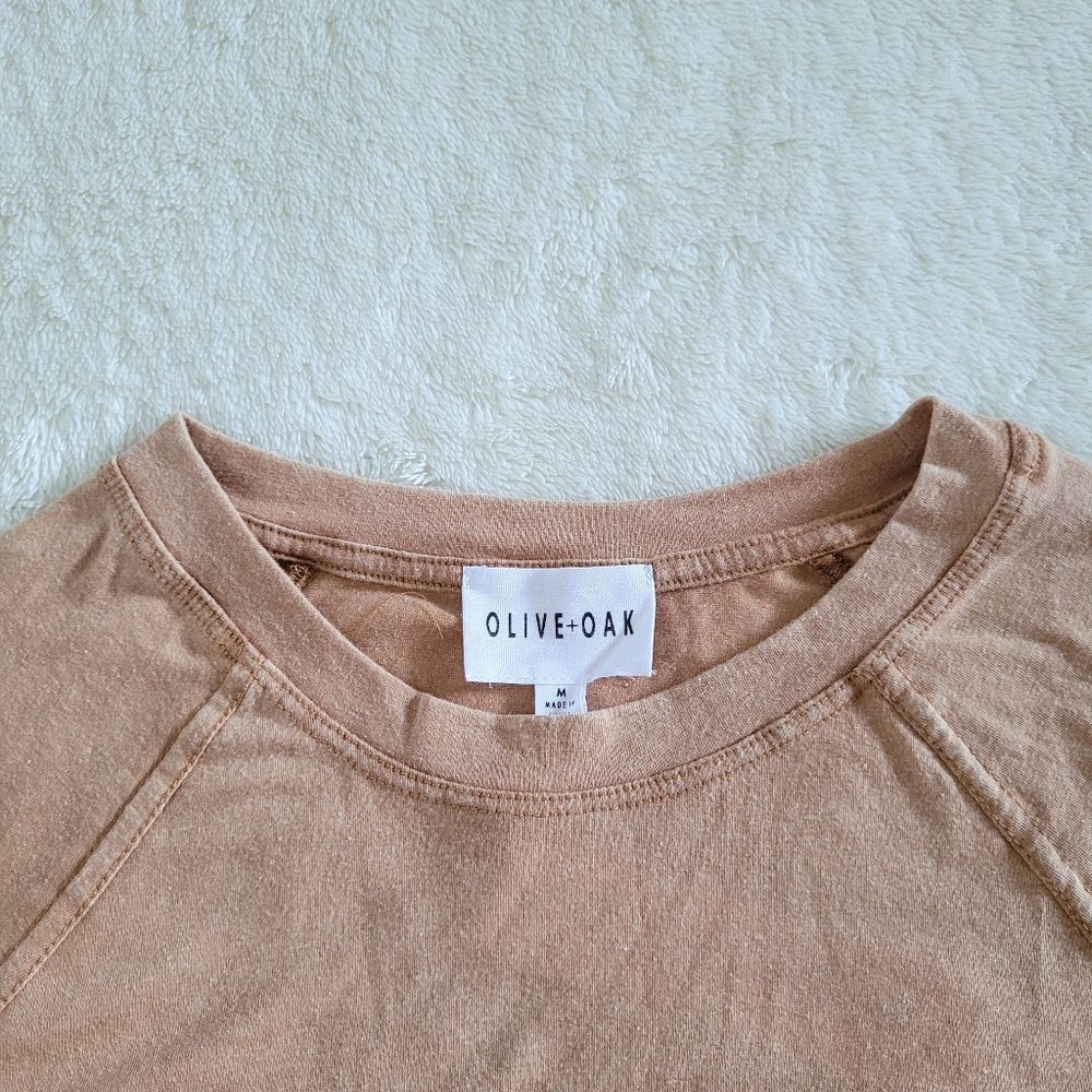 Olive + Oak Pale Rust Colored Top - NWT - Picture 3 of 11
